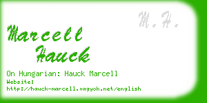 marcell hauck business card